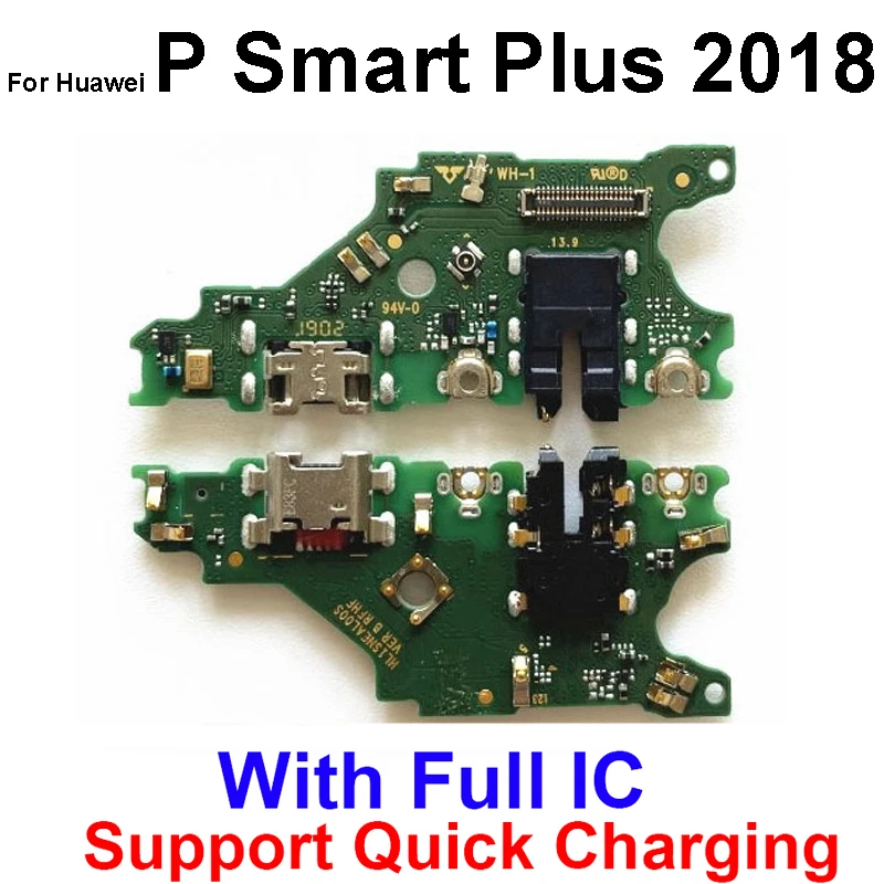 For Huawei P Smart S Z P Smart Pro 2018 2019 2020 2021 USB Charger Board with Microphone USB Charging Dock Board Parts