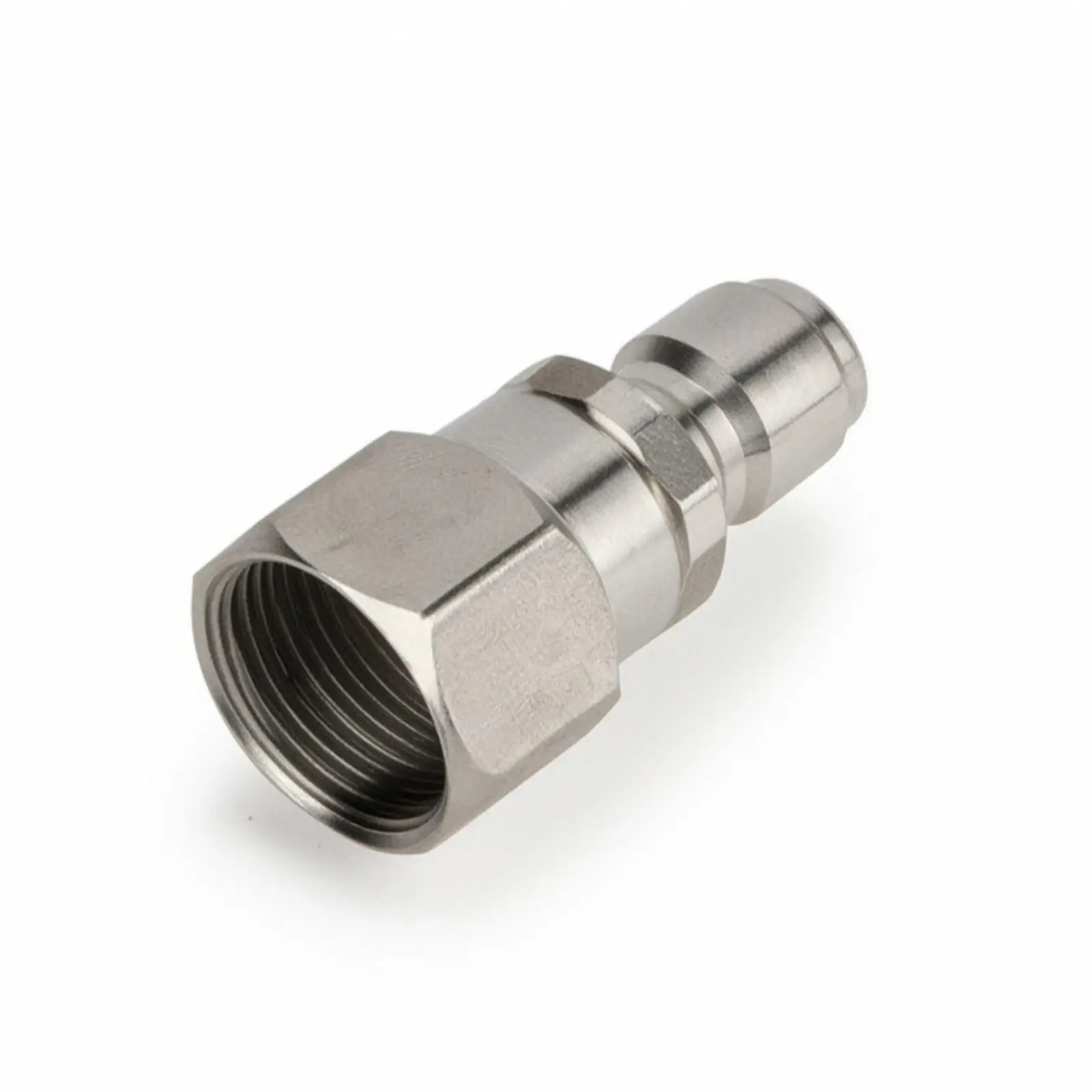 High Pressure Washer Swivel Adapter Fitting Stainless Steel M22 Connector for Car Cleaning Anti Kink Hose