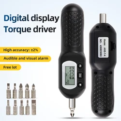 Preset Torque Screwdriver Torque Screwdriver Adjustable Idle Slip Torque Wrench Dynamometer Batch Head Torque Meter ANS-Y-4 1/4