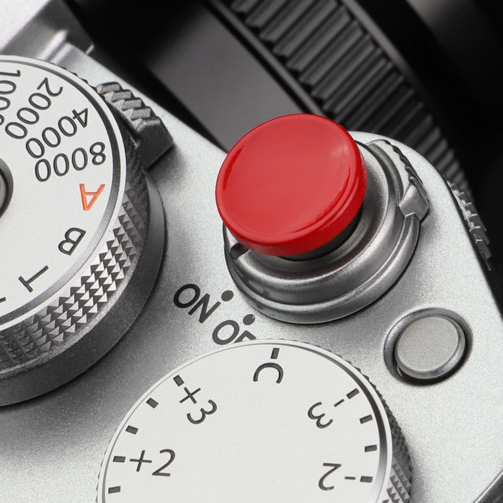 Haoge زر تحرير مصراع الكاميرا سطح مقعر أحمر لـ Leica Q3/Q3-43/D-Lux 8/M9/M10/M11/M11-P M/M-10P/M9-P/M نوع 240/m262