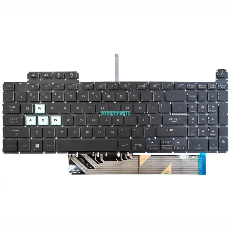A+New for Asus TUF Gaming A16 FA607PI FA607PV FA607NU 2024 Keyboard Backlit US