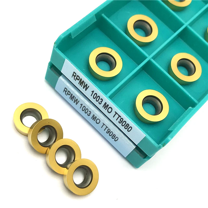 RPMW1003 RPMT1204 M C TT9080 Carbide Insert Turning Tool Indexable Milling Tool High Quality R6 Lathe Tools Turning Insert