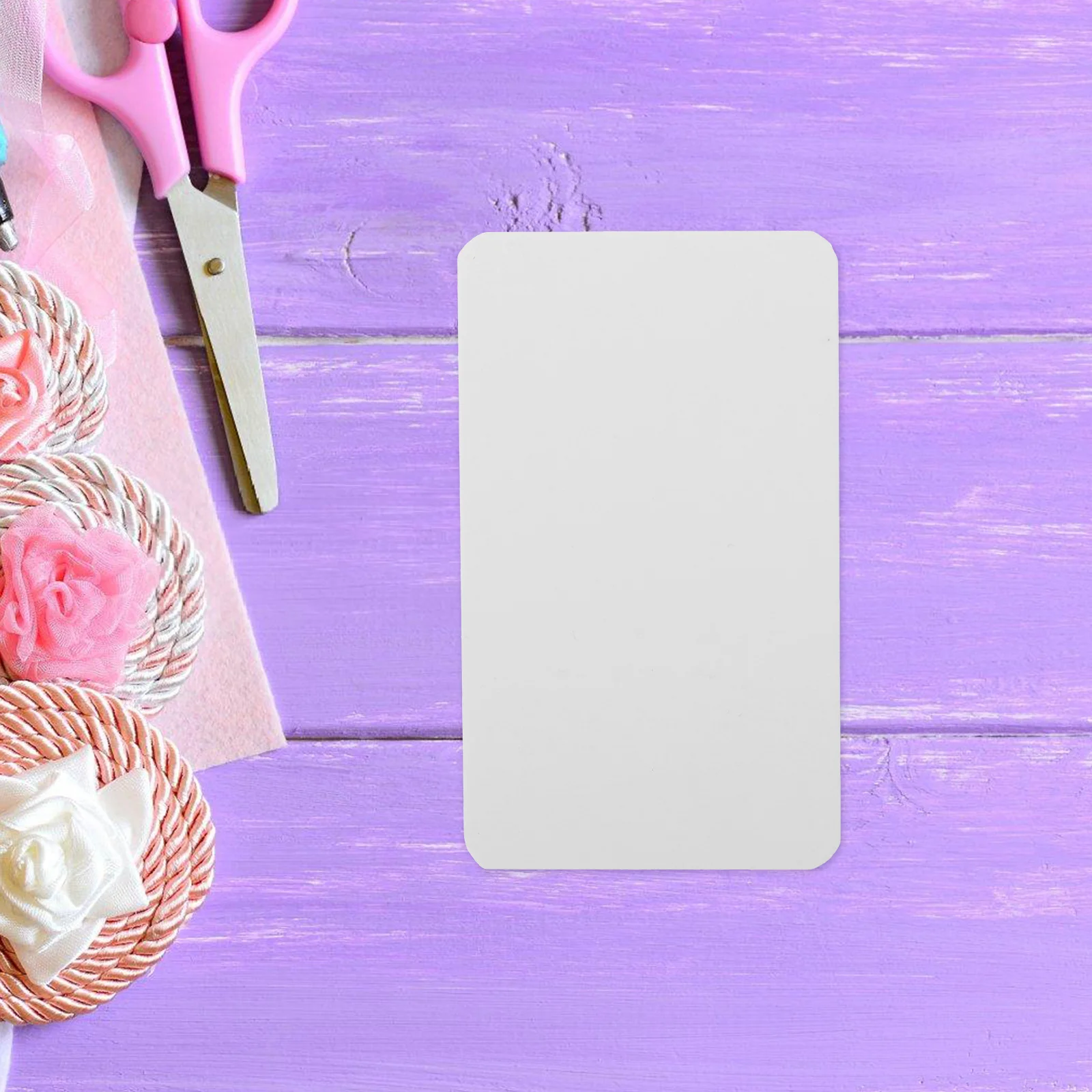 

100Pcs Blank Cards Stable Paper Material Small Note Cards for Studying Memo DIY Flashcards for Office School Learning Crafting