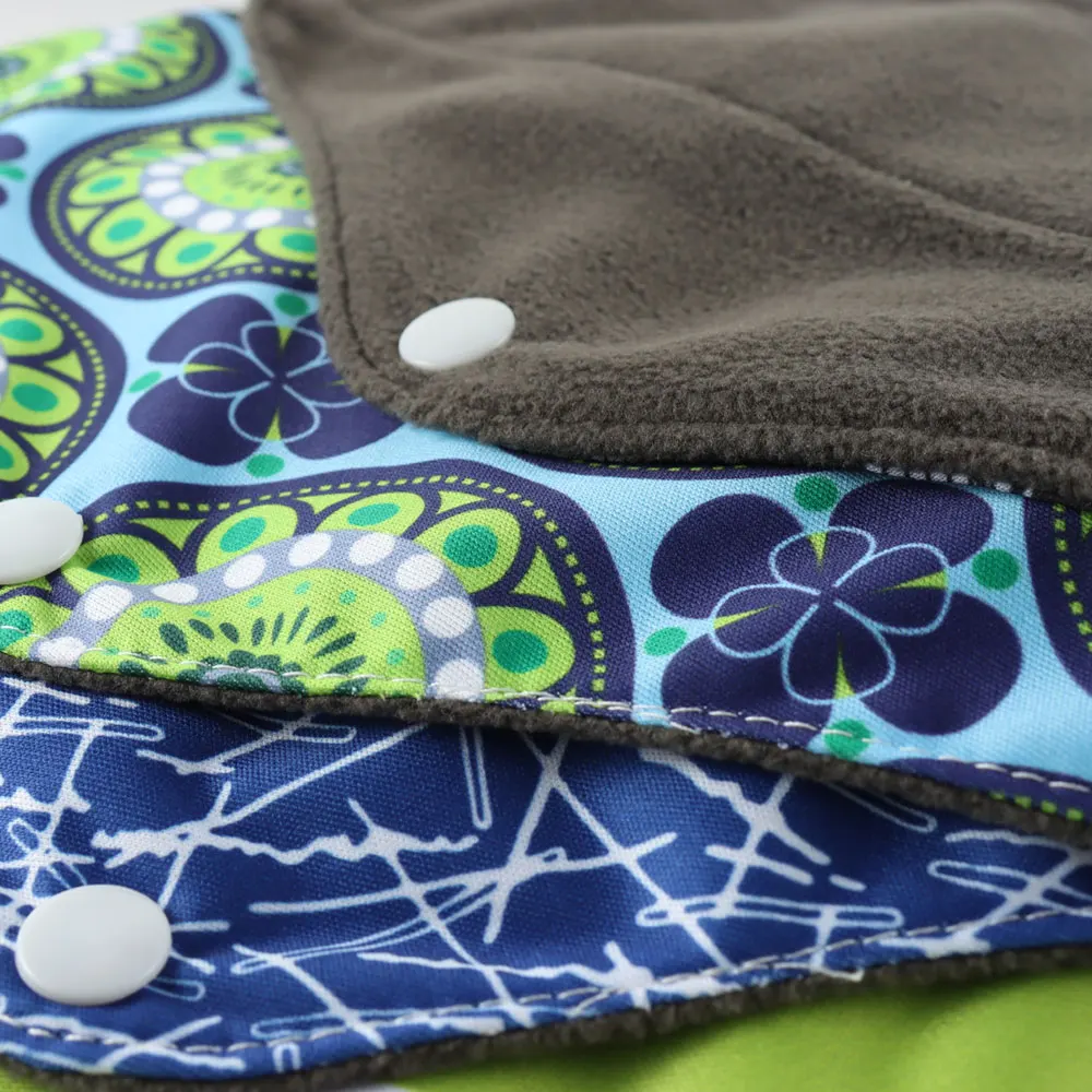 1Pcs Reusable Cloth Menstrual Pad Washable Sanitary Napkin, 4 Sizes Available, Random Color Feminine Period Pad for Women