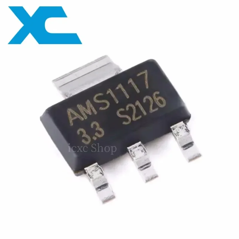 AMS1117-3.3 SOT-223 1A Low Dropout Linear Regulator Chip