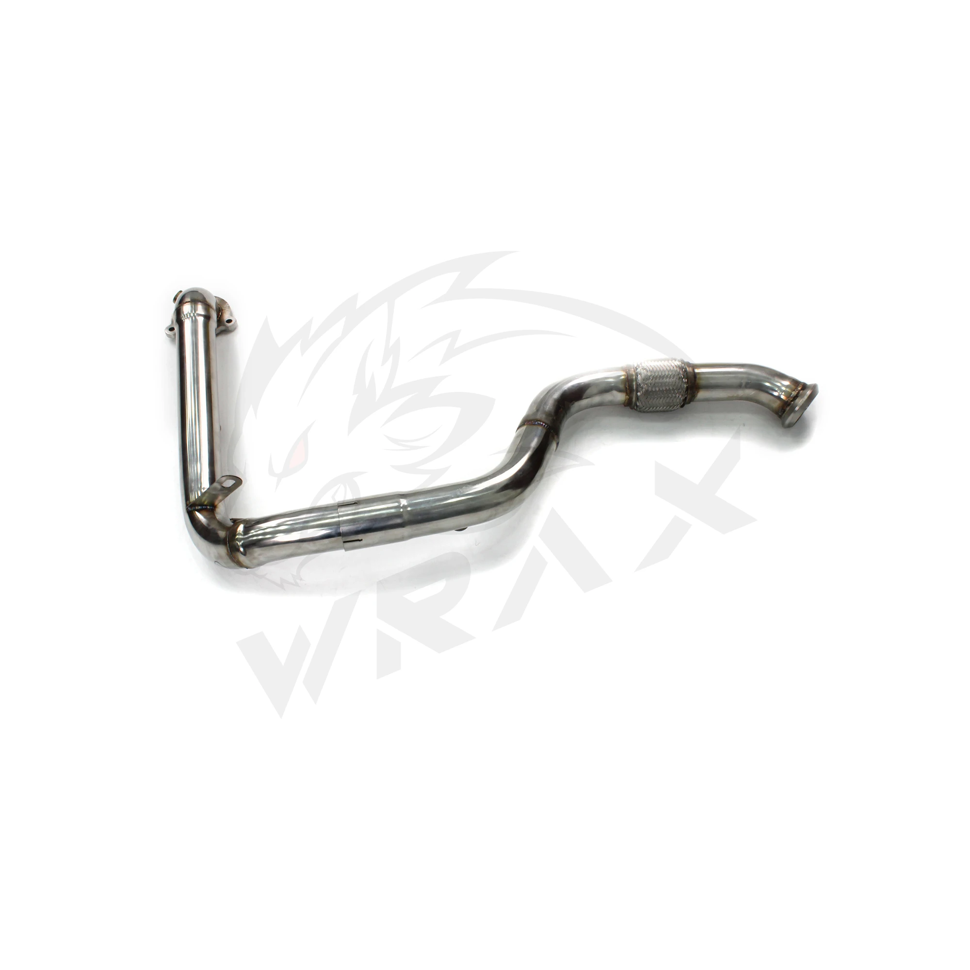 [WRAX Exhaust Custom product]  Turbo Catless Downpipe Exhaust for  Mercedes CLA180 200 220 260 250 Catalytics   Performan System - Image 2