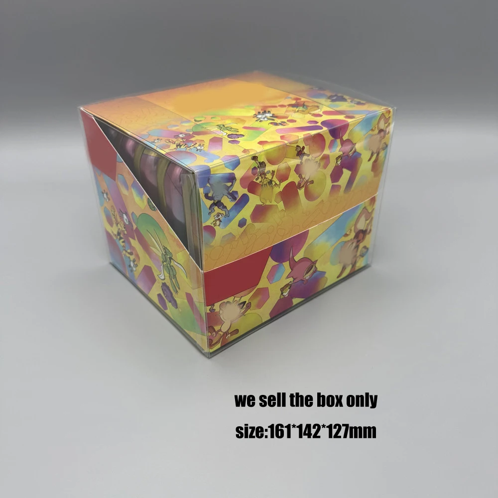 Boîte d'affichage PET transparente de haute qualité pour Pokemon PTCG version américaine Mini affichage en étain avec 10 Mini boîtes de protection