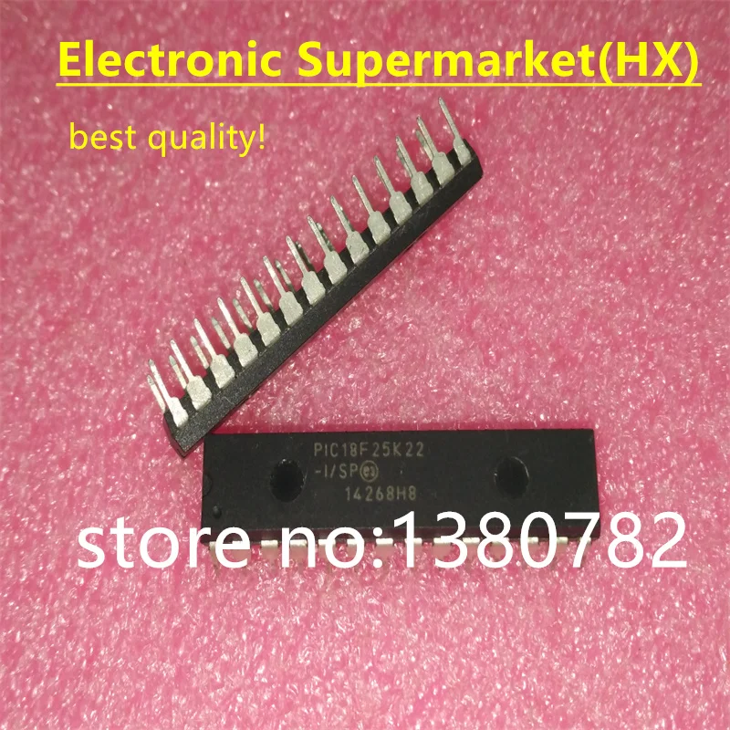 Free Shipping 10pcs-50pcs PIC18F25K22-I/SP PIC18F25K22 DIP-28 New original  IC In stock!