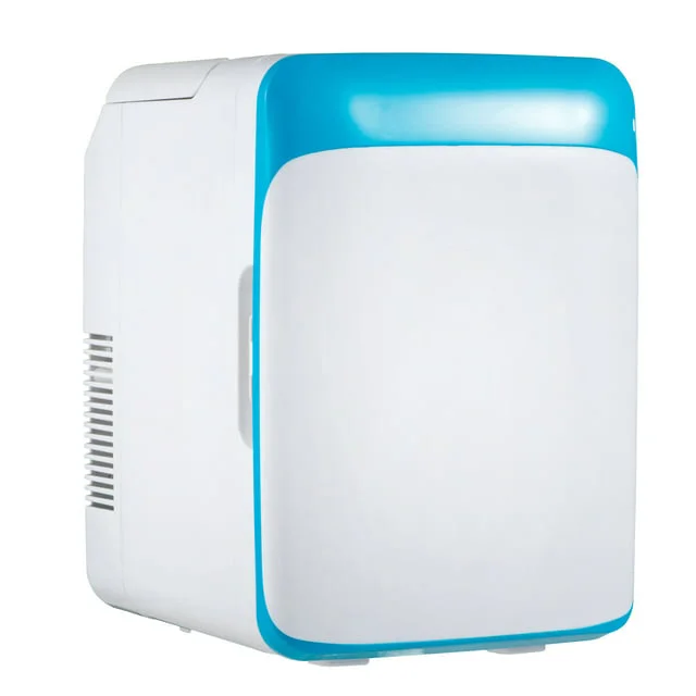 

Mini Fridge, 10 liter Portable Cooler Warmer, AC/DC Skincare Fridge, Stylish Look Compact Refrigerator