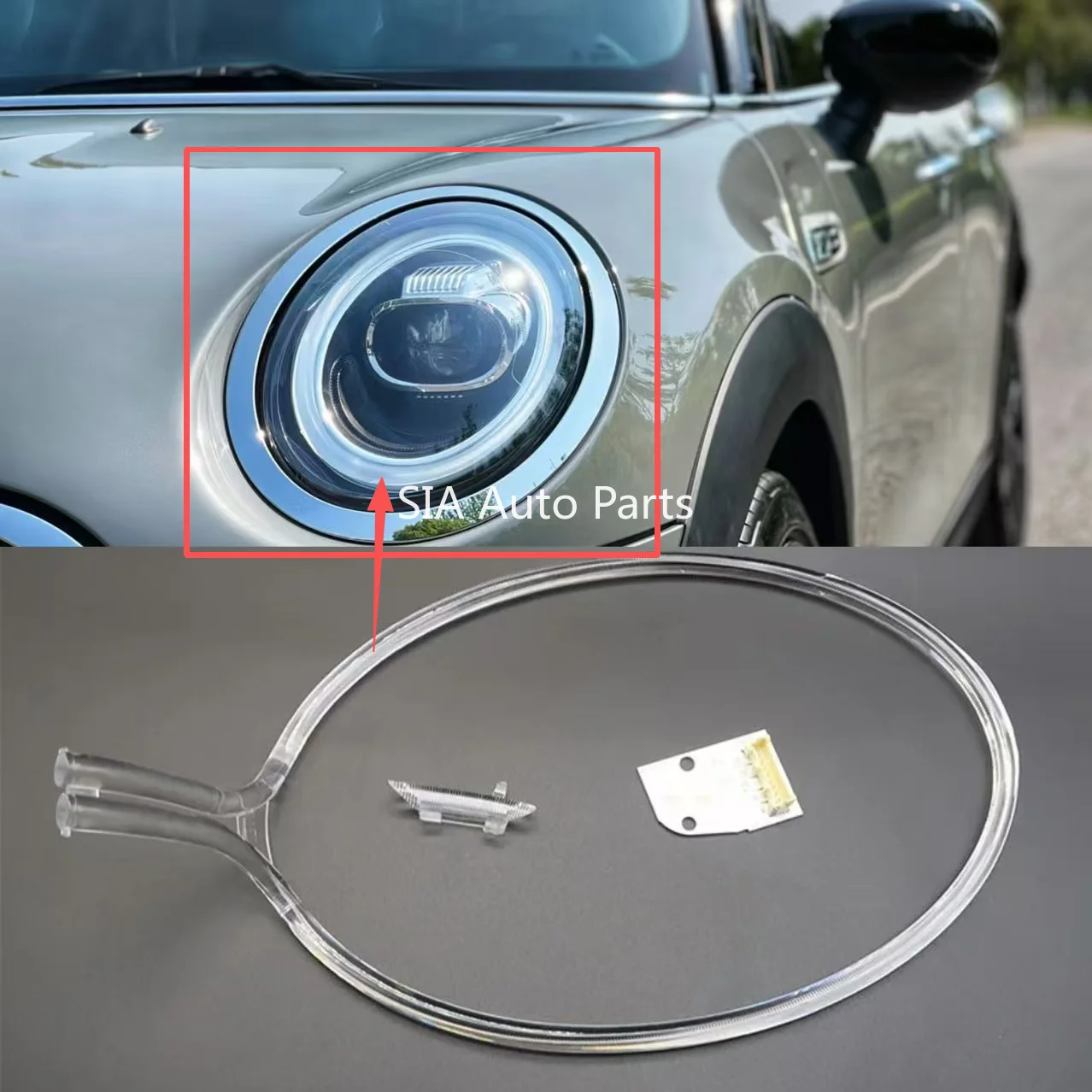 

NEW For BMW MINI F55 F56 2018-2024 EU Suitable White Light Angel Eye Ballast Module Car DRL CHIP Daytime Running Light Strip