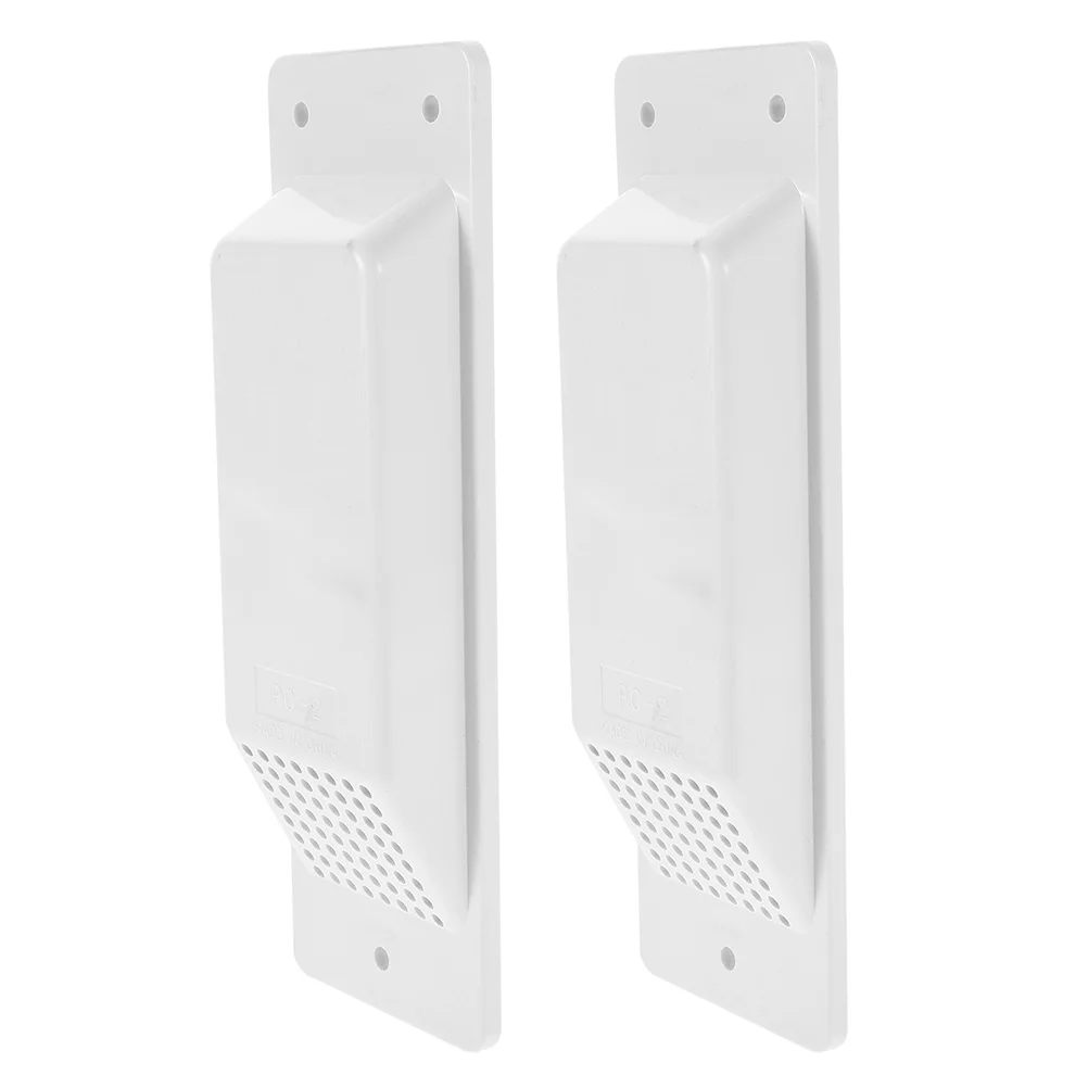 

2Pcs Plastic Container Vent Cover Reliable Ventilation for Transport Containers Moisture Prevention Heat Dissipation Shipping