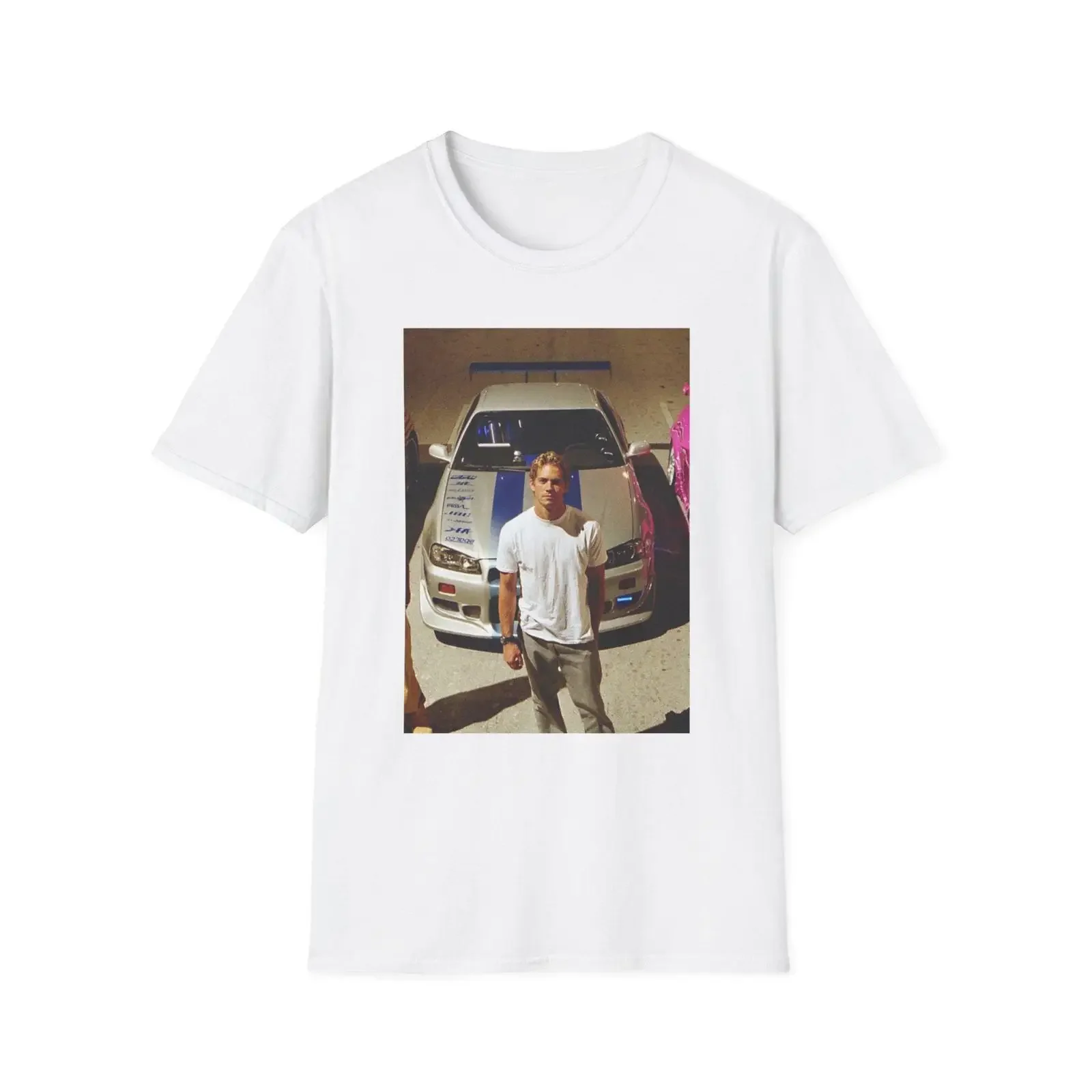 Limited Paul Walker T Shirt vintage Washed Breathable Stretched Stylish streetwear Unisex Slightly homme Versatile Comfortable