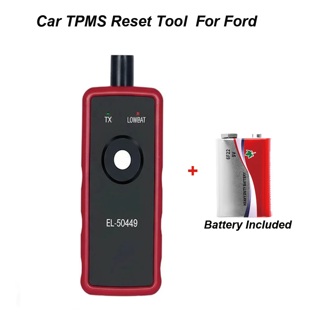 

VEHLIVE TPMS Activation Tool For Ford Tyre Pressure Monitor TPMS Training Device With 9V Battery
