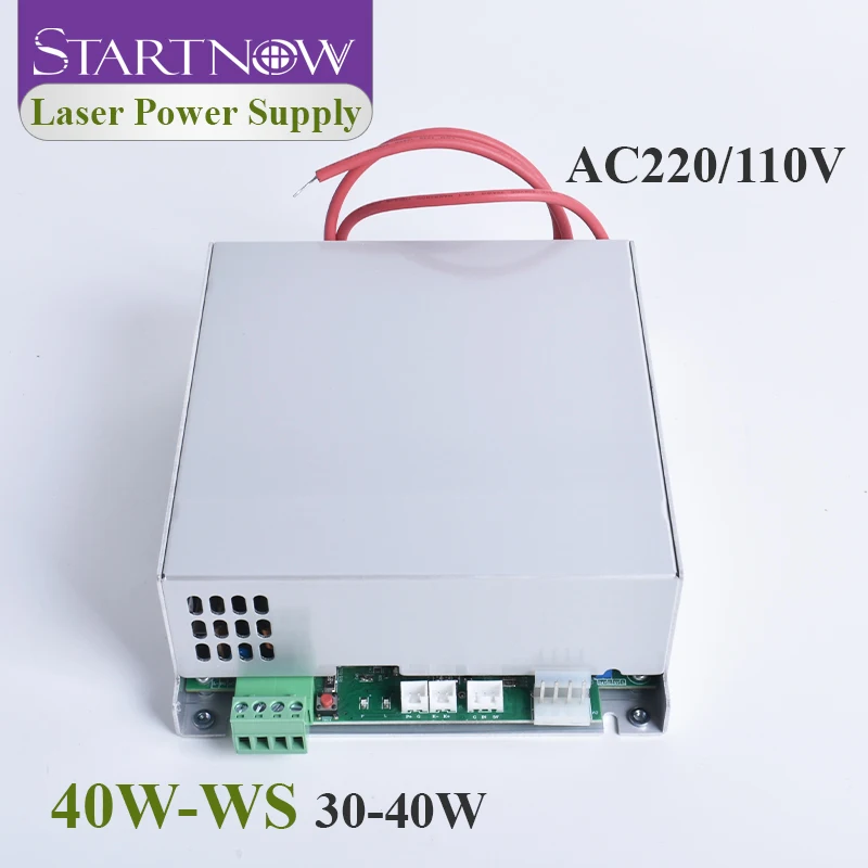 Startnow-Alimentation laser pour machine à graver, découpe de tubes, modèle électrique MYJG 40W-WS/GS, PSU 115V/230V, 30 W-55W, 50W G