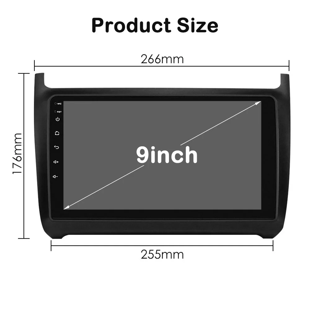 

Автомобильная мультимедийная система для VW Volkswagen POLO 5 2008-2017 Vento, беспроводной Carplay, Android 16, автомобильное радио, стерео, DSP, 2 Din, 4G, WIFI, QLED