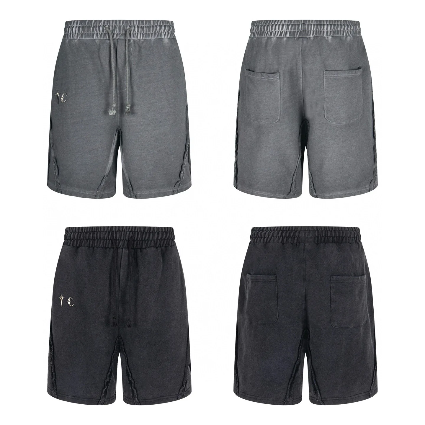 

Metal Star Moon Print orts Casual Straight Leg Pants ex High Street Sle Cotton Sweatpants Youth Spring Summer