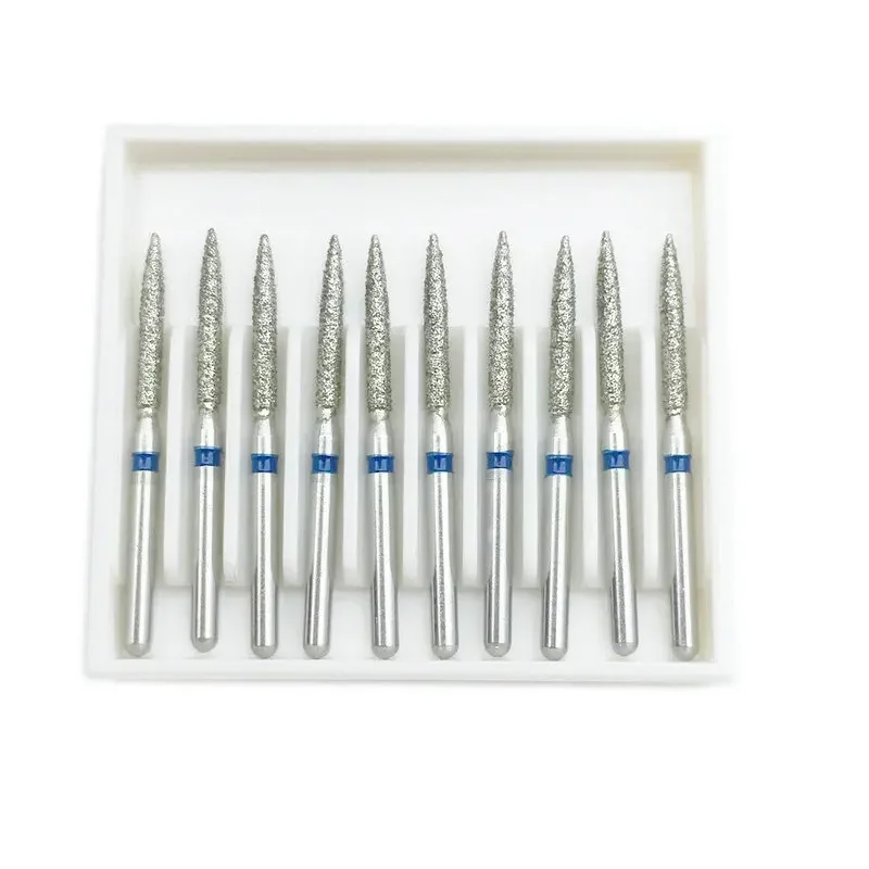 1 Box Dental High Speed Burs High Speed Handpiece Turbine Diamond Burs Diamond Polishing Products for Dental Clinic FO-12