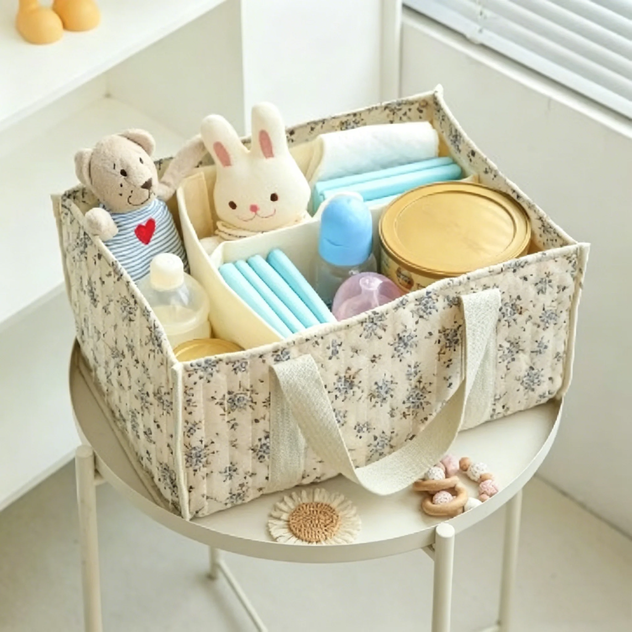 Floral Diaper Caddy Organizer, - đánh giá và giá Baby Bag Nursery