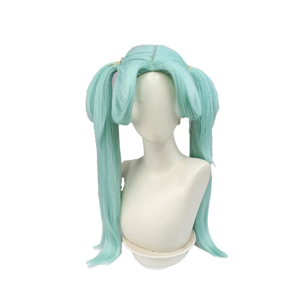 

Rebecca Cosplay Wig Anime Cyberpunk Edgerunners Cosplay Rebecca Wig 45cm Short Cyan Hair Heat Resistant Hair Becca Wigs +Wig Cap