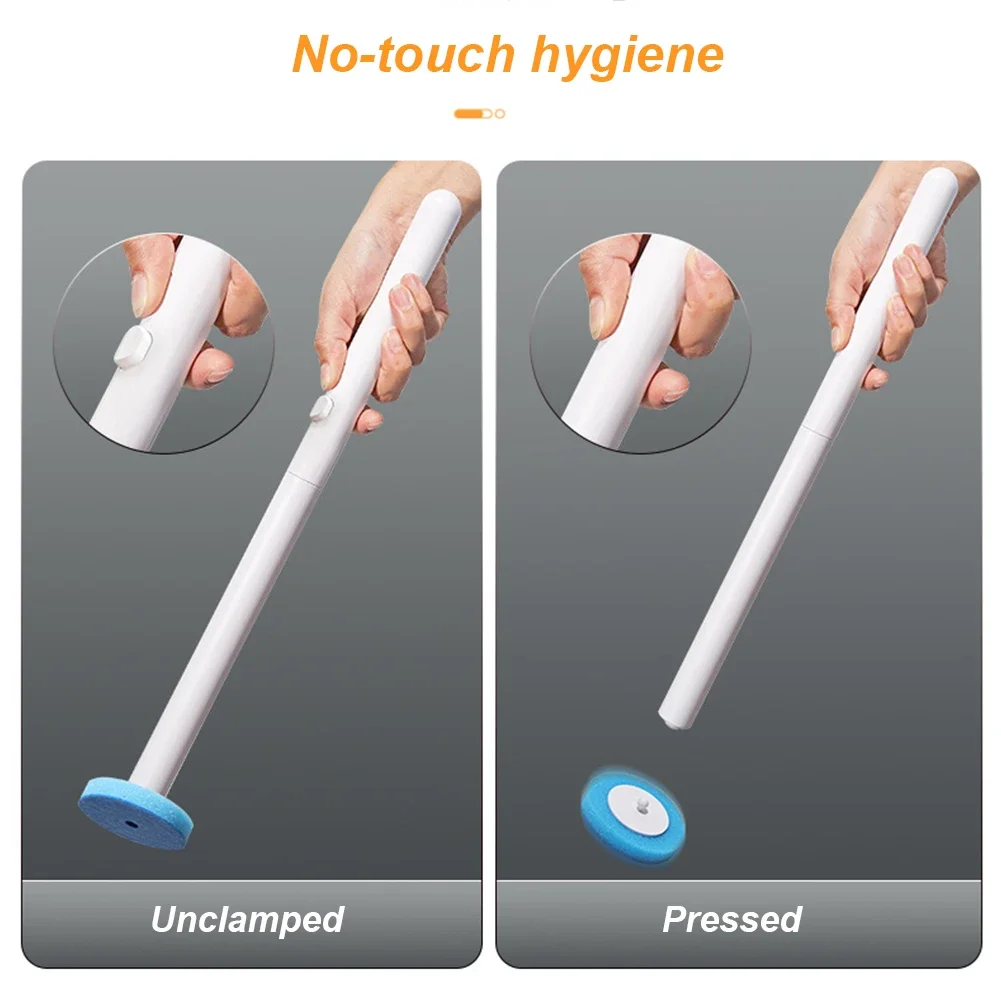 Disposable Aromatherapy Toilet Cleaner Wall-mounted Toilet Bowl Cleaner Brush Long Handle Ergonomics Bathroom Cleaning Tools