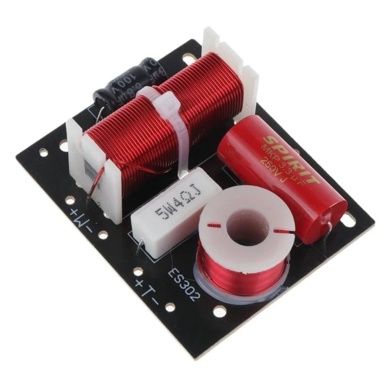 400W SEPENE SPEANER TERECENENCE DISIDER 2 Way HI-Fi Soundshelf Crossover Filters