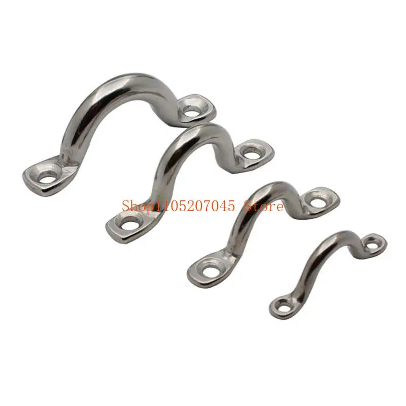 37cd High-performance Stainless Steel Pad Eye Strap Suiatble for Boat Top Door Handle Pull Door Hardware Knob Handle 4 Pack