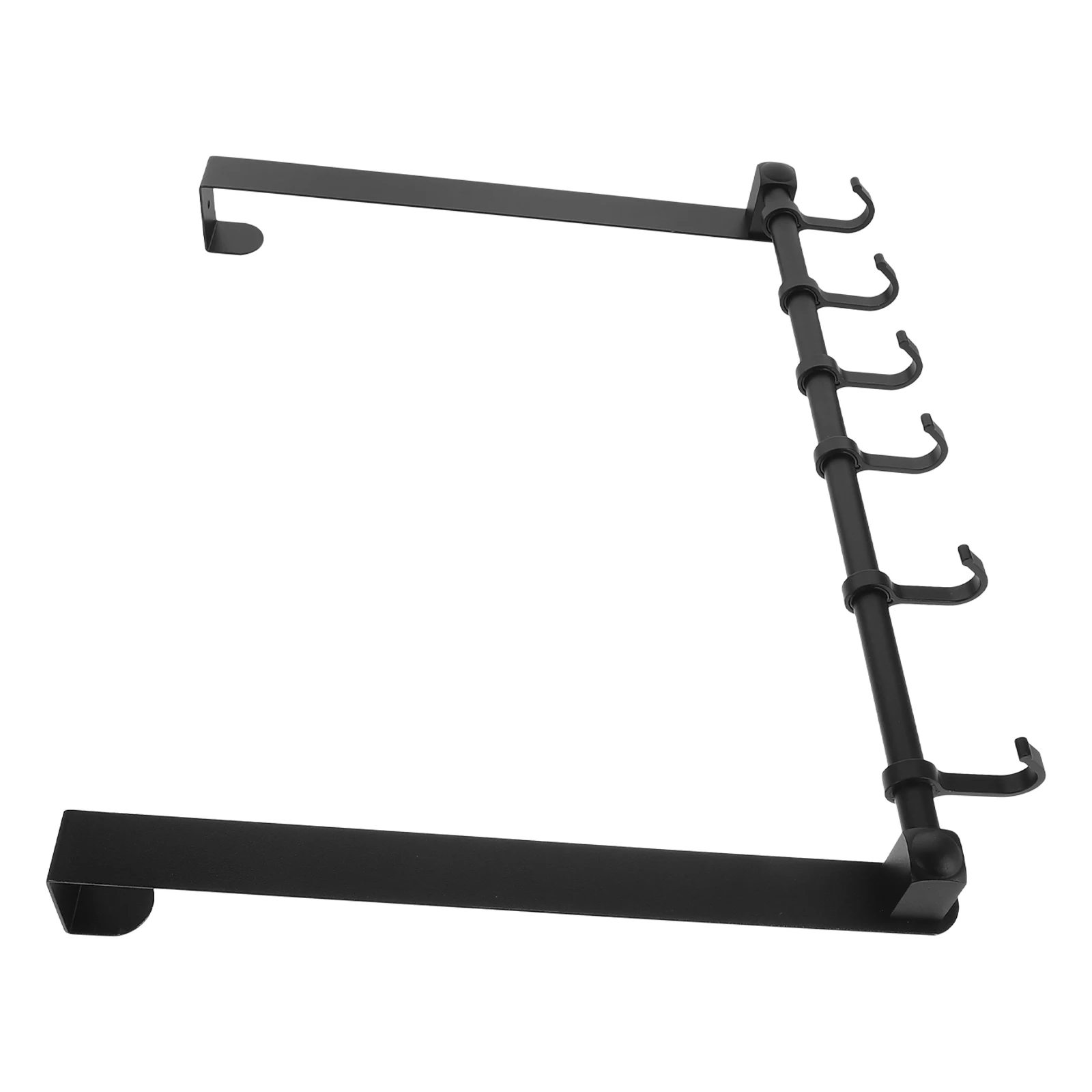 

1 Set Punch Free Over Hook Metal Bedroom Back Multi Functional Storage Hooks Behind Door Rack Hangers Home Supply Towel Hanger