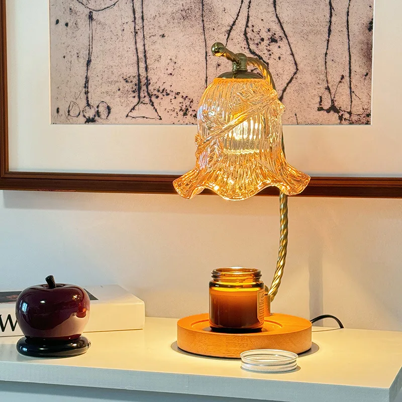 Birthday gift bedroom bedside lamp American vintage romantic decorative desk lamp