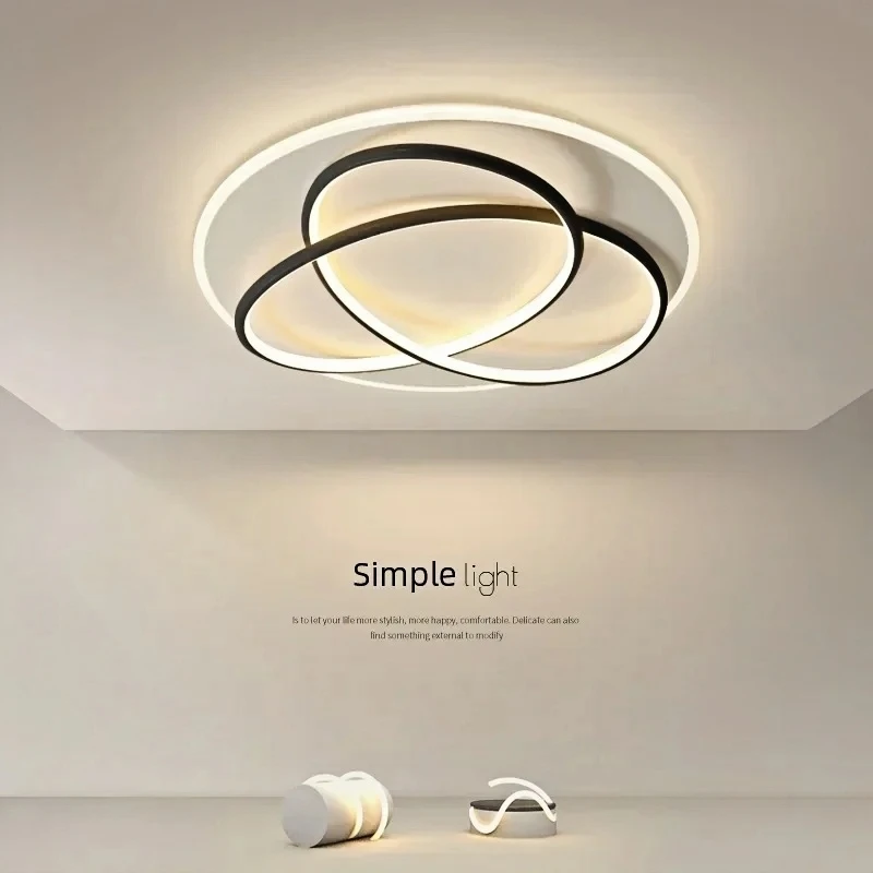 

Modern Ring Acrylic Ceiling Lihgt Kitchen Island Table Dining Lamp Living Rroom Scandinavian Decor Light Suspension Design