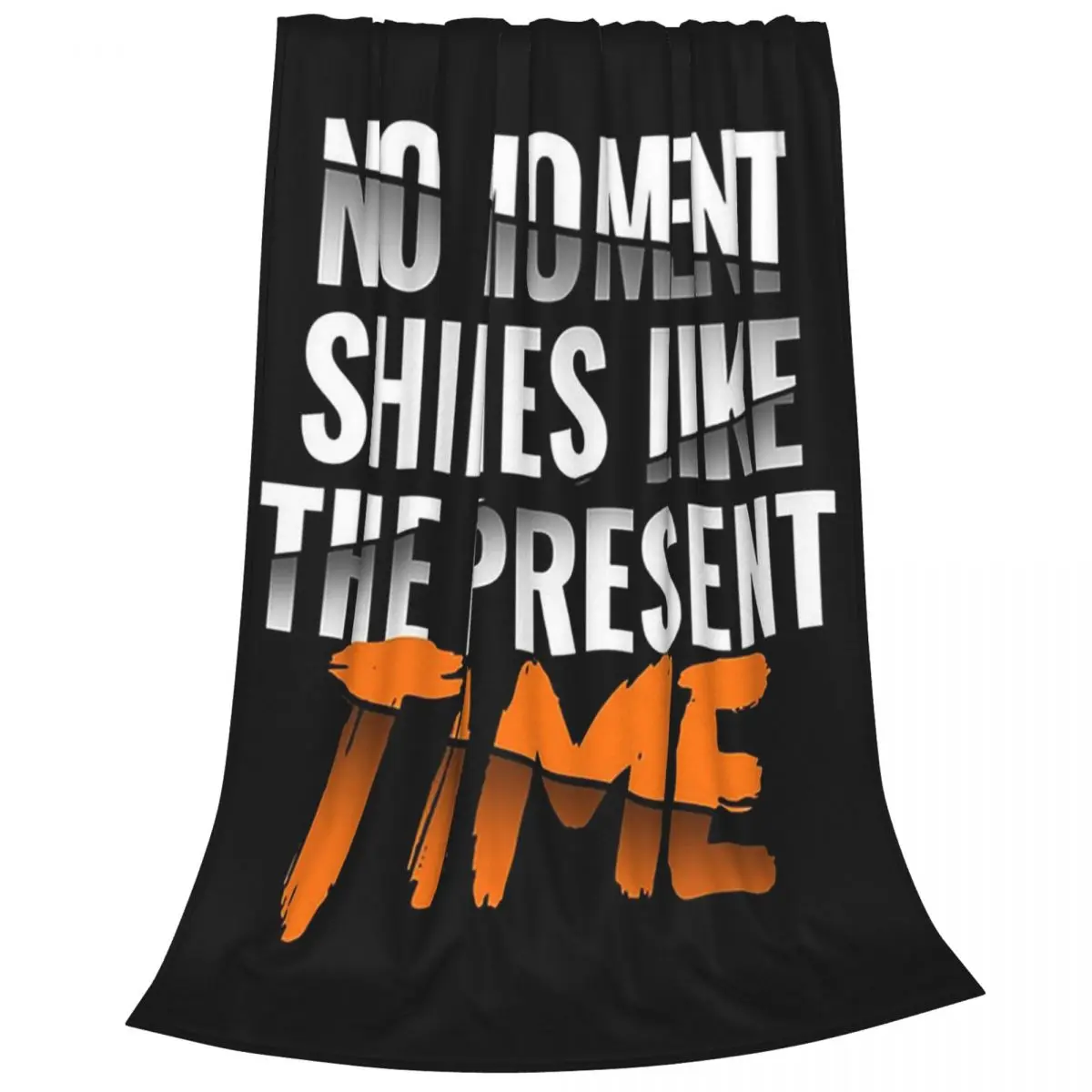 No Moment Shine Like The Present Time Blankets Fleece Super Soft Sofa Throw Blankets For Couch Bedding Throws Bedspread Quilt