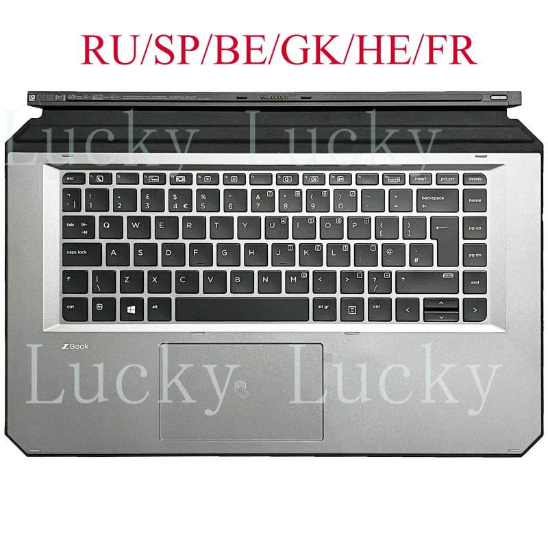 

f f f New For HP Zbook X2 G4 M620 Laptop Palmrest Keyboard KT-1572 902223-001