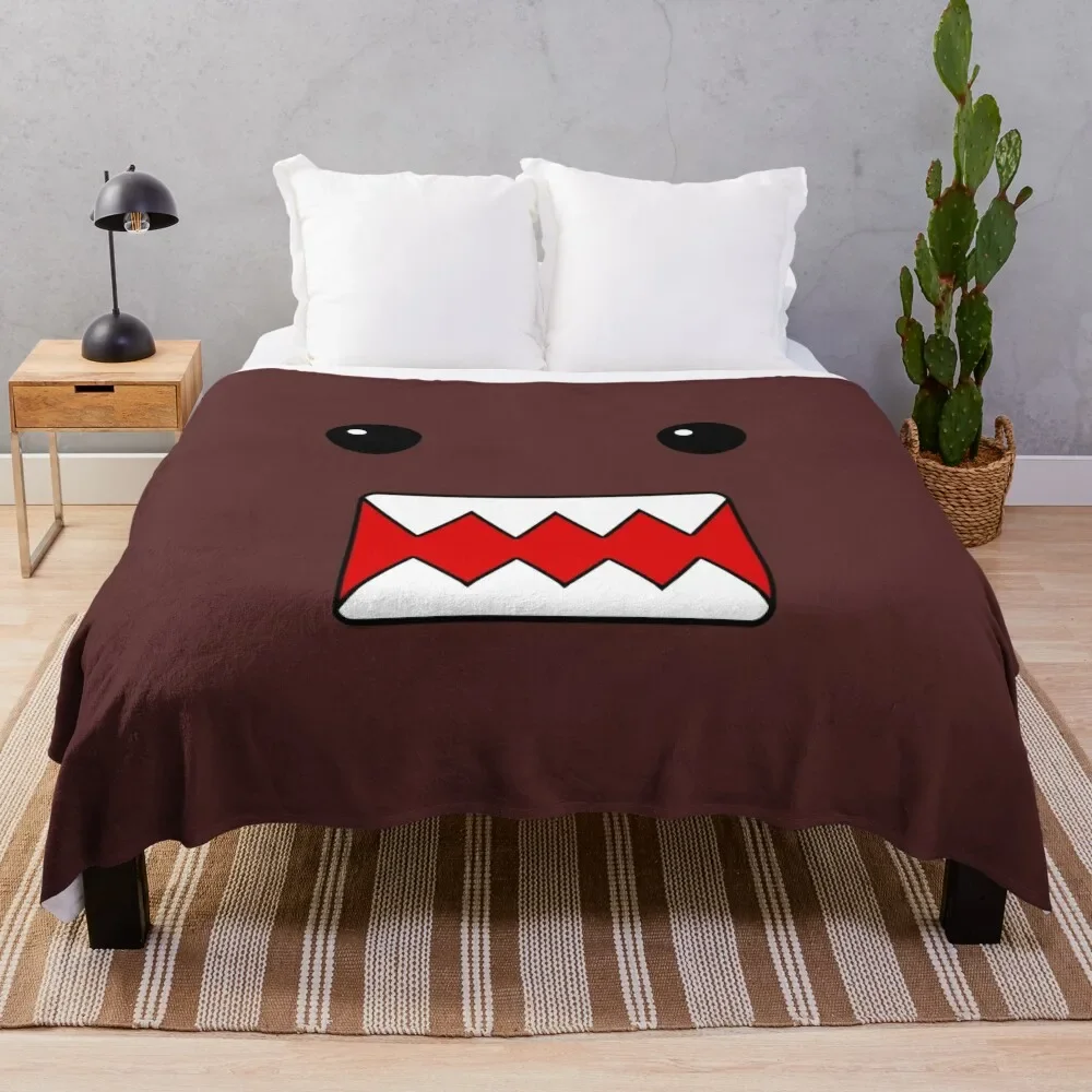 

Domo looks into the soul Throw Blanket Weighted Decoratives Sofas Polar Blankets