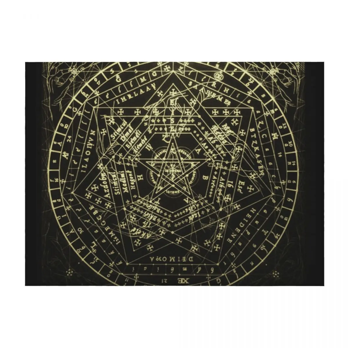 

Enchanting Magik Circle: Mystical Art for Your Everyday Throw Blanket Luxury Vintage For Sofa Thin warm winter Blankets