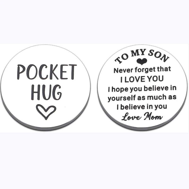 Подарок сыну для мальчиков подростков от мамы папы вдохновляющие карманные объятия подарки для детей сына 16 18 21 подарок на день рождения Выпускной