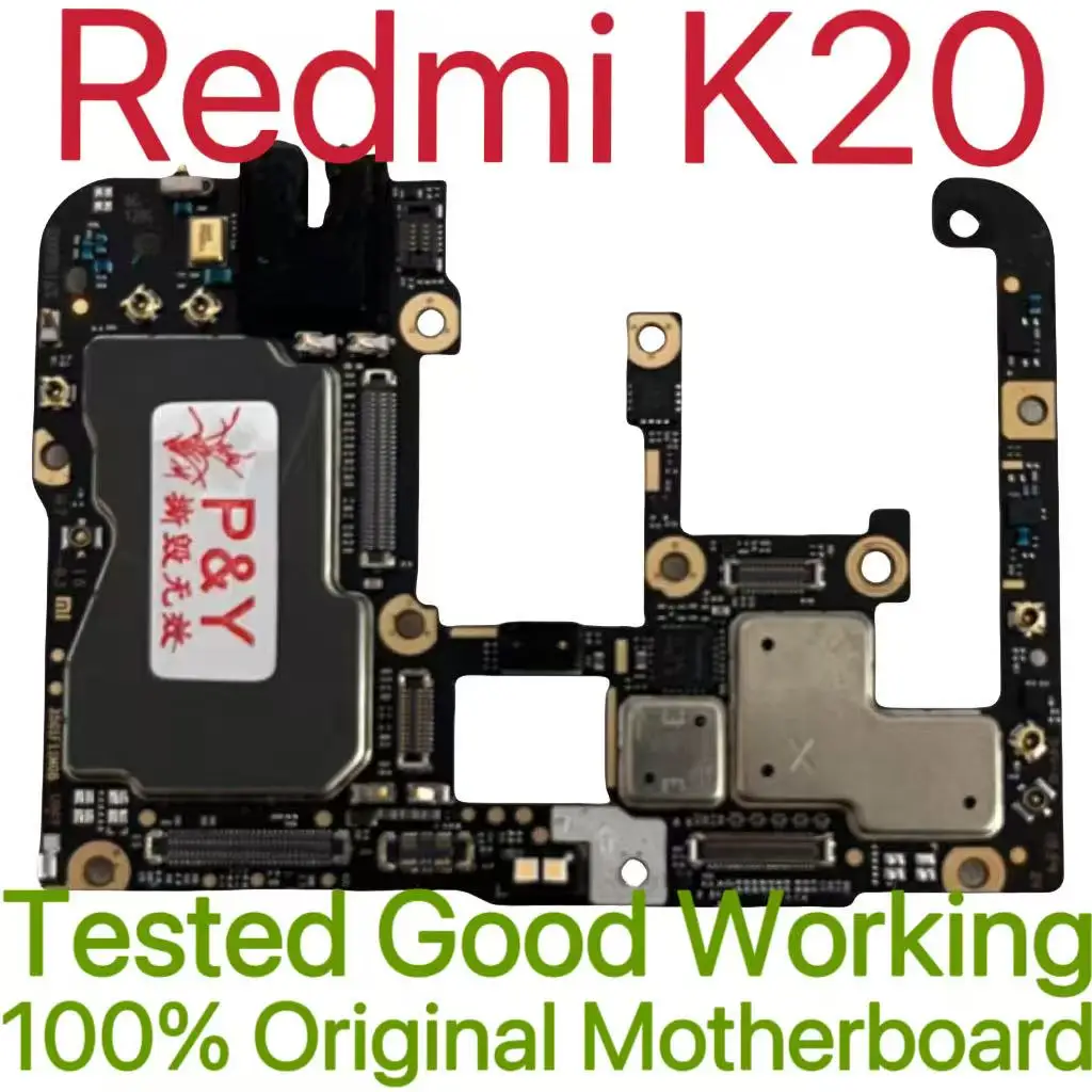 Global Version Original Unlocked Motherboard for Redmi K20 Good Work Fully Tested Circuit Plate Main Logic Board for Redmi K20