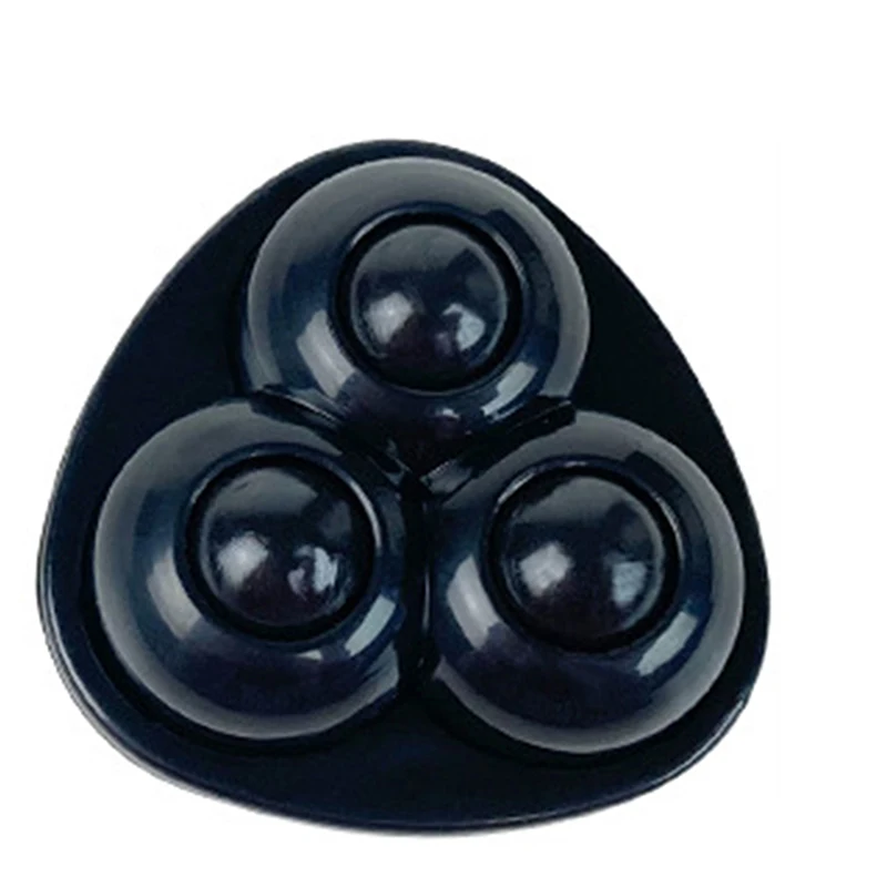 Puleggia universale ruote rotanti Mute resistente all'usura Non punzonatura 3 perline per scatola portaoggetti per mobili comodino spostare accessorio