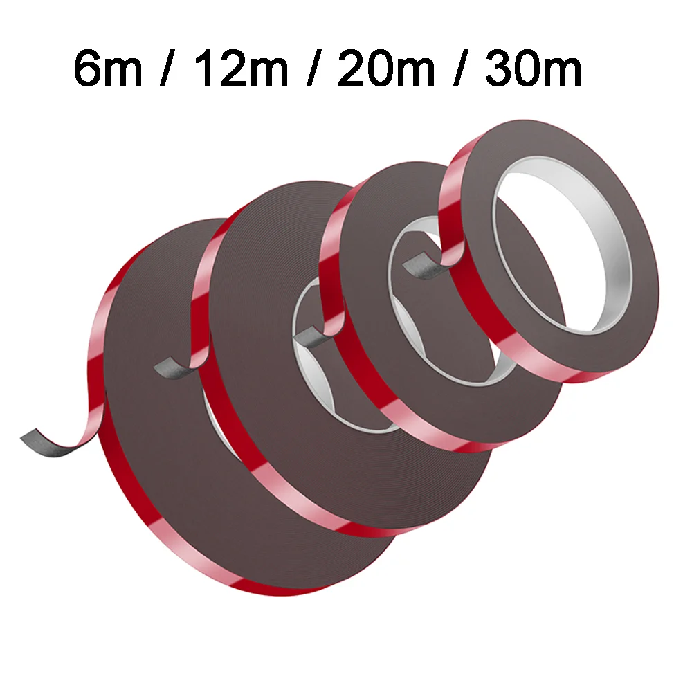 RED Adhesive Tape Double Side Thermal Conductive for 5mm 8mm 10mm 12mm 14mm PCB LED Strip Light Transfer Heatsink 6m 12m 20m 30m