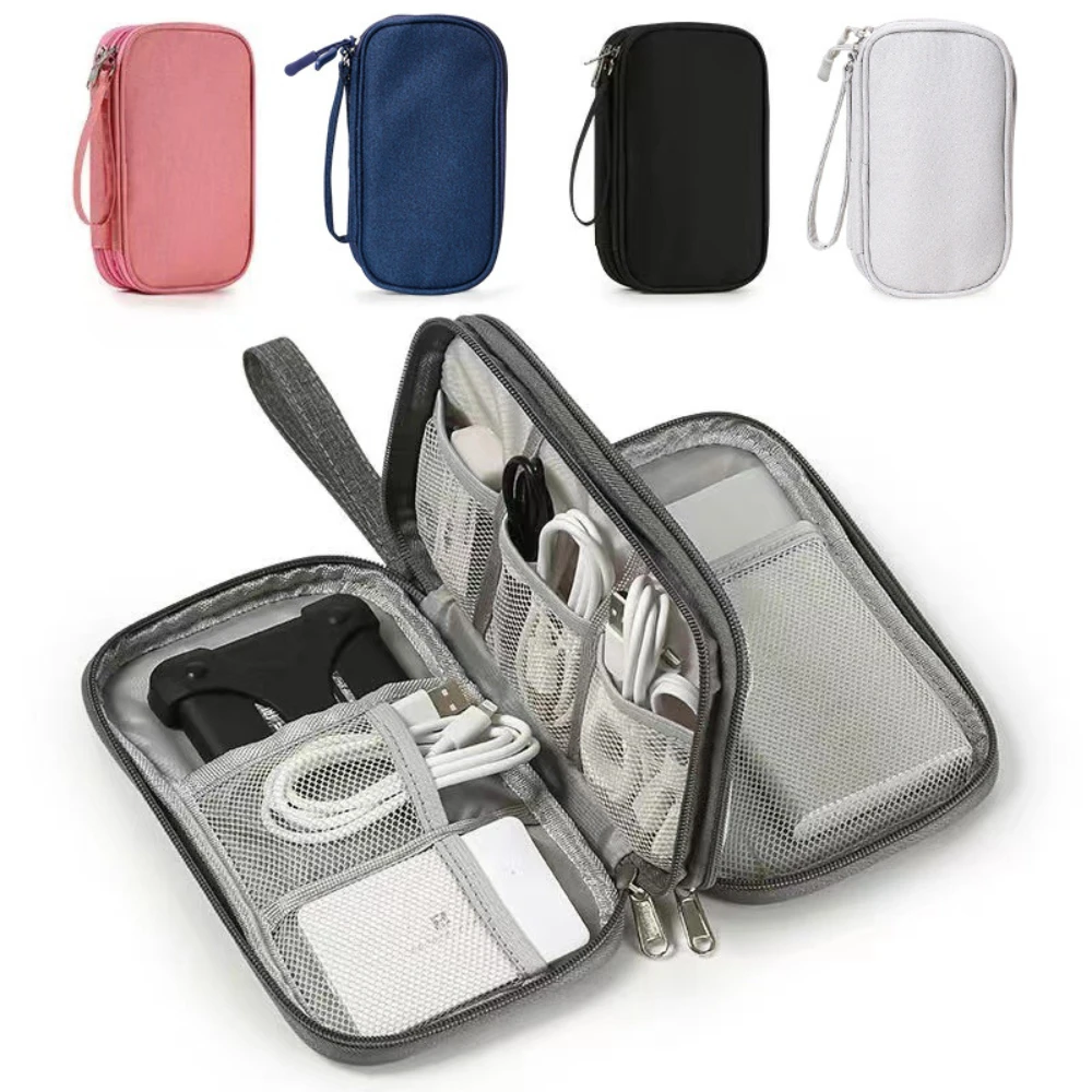 Hard Disk Power Protective Case USB Flash Drive Shield Dust-Proof Data Cable & Power Bank Headphones Storage Cover