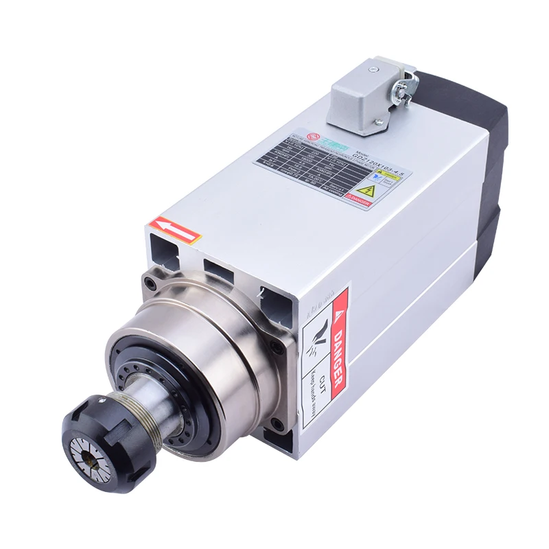 GDZ120*103-4.5kw 18000rpm Air Cooled Cnc Spindle Motor For Wood CNC Router
