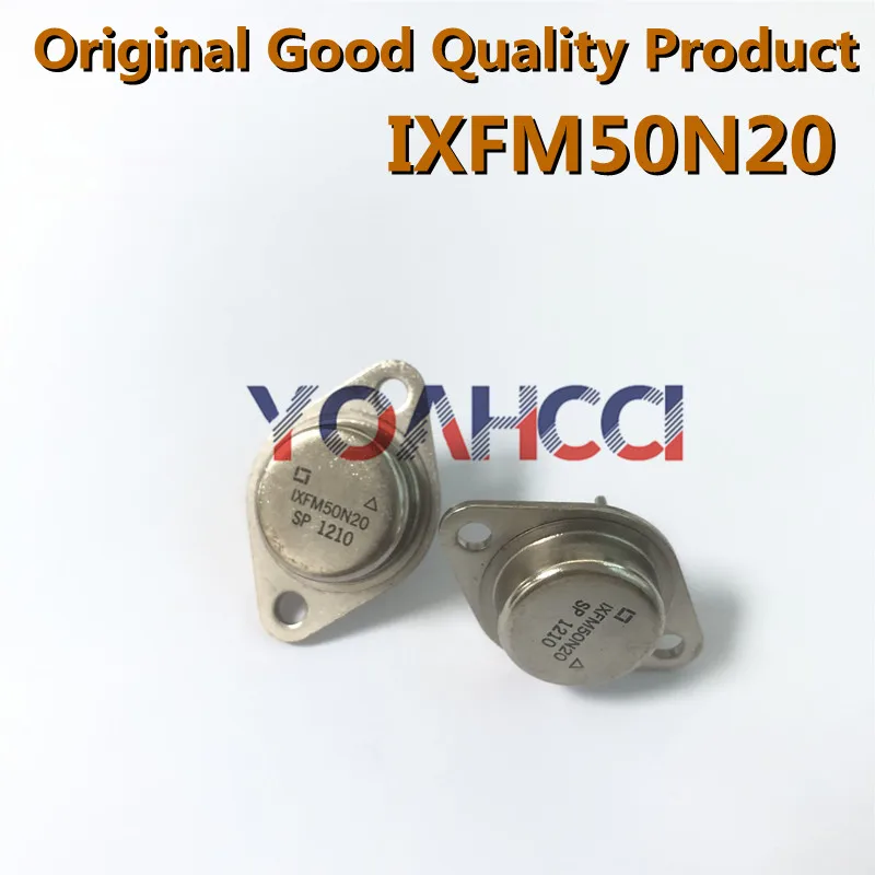 

IXFM50N20 (2pieces) Free Shipping TO-3 50A 200V Power MOSFET Original In Stock