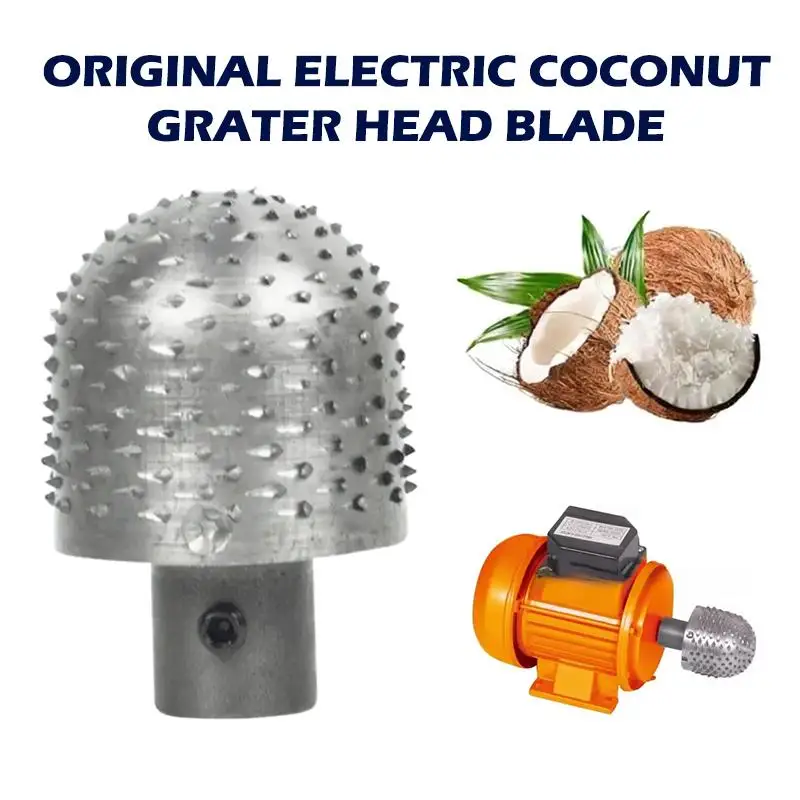 ¡OFERTA! Cabezal Eléctrico para Rallador de Coco de Alta Resistencia, 12 mm, Modelo Roll Granate, Cabezal para Máquina Ralladora de Coco