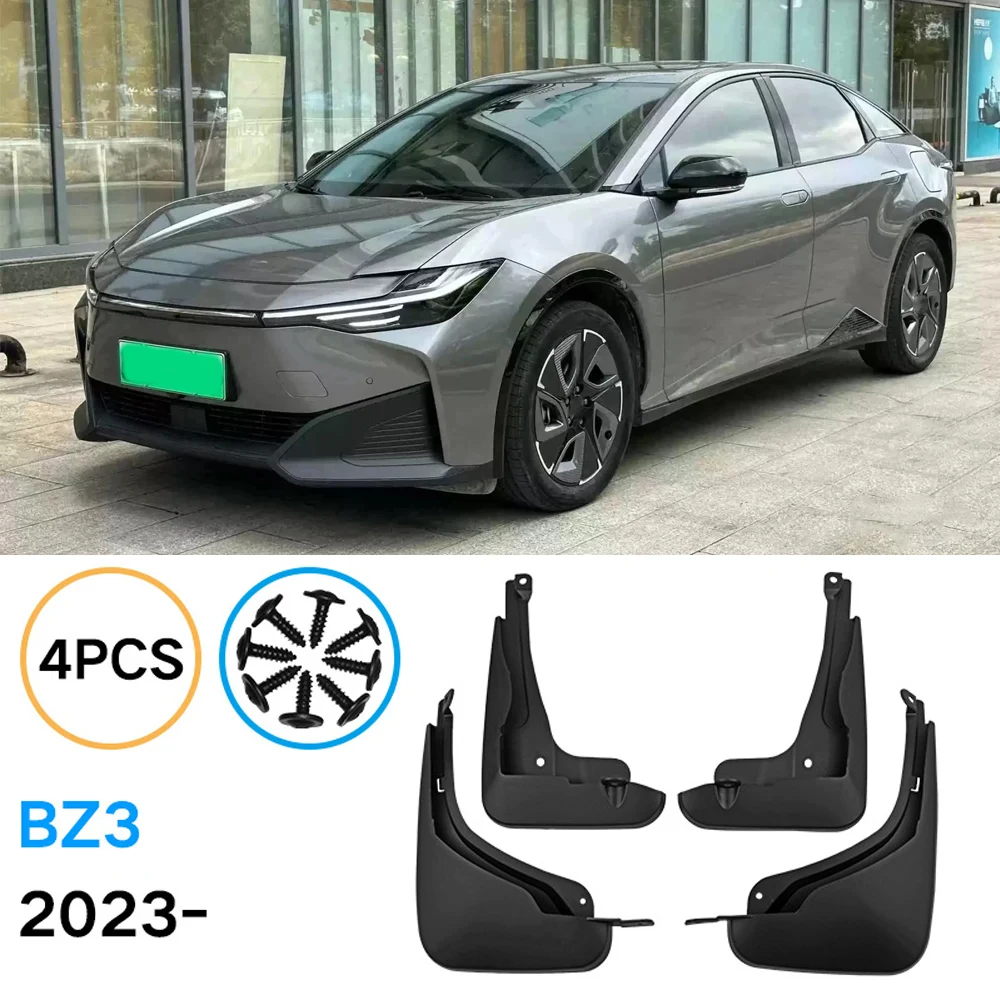 

4 шт., Автомобильные Брызговики для Toyota BZ3 2023