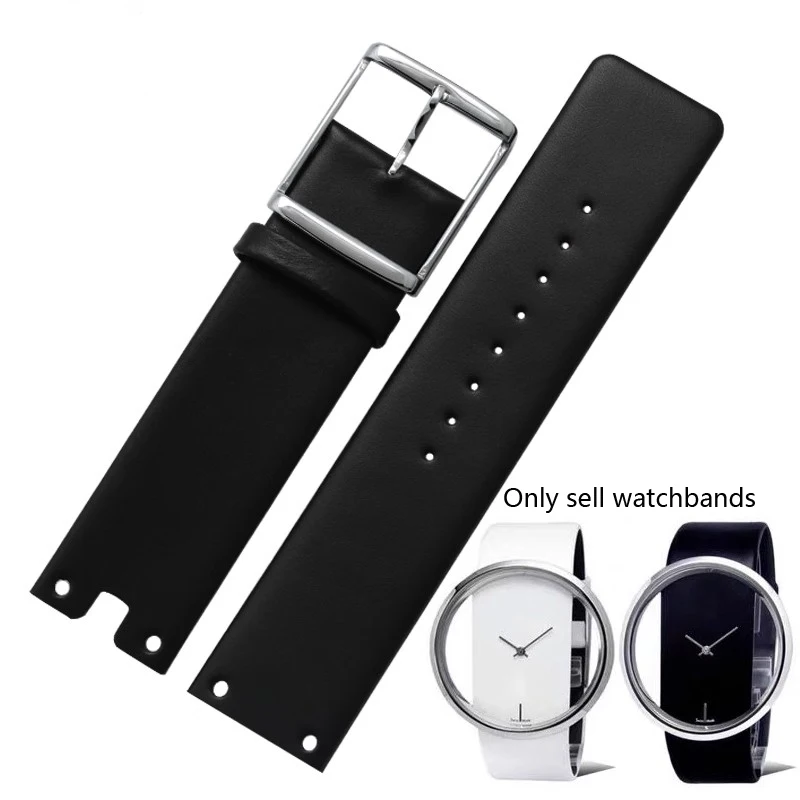 جديد أشرطة ساعات يد ل CK K94231 K9423101 جلد طبيعي دائم لينة ل كالفن كلاين حزام ساعة اليد الرجال سوار 22 مللي متر