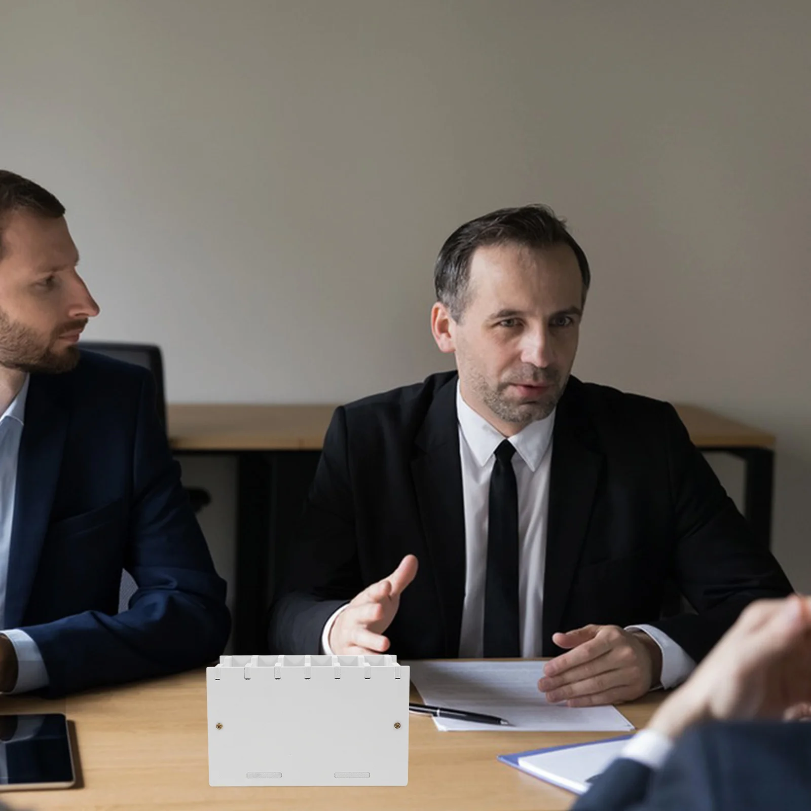 

Multicompartment Pvc Desktop Storage Box For Classroom Cell Holder Organizer, Calculator Storage, Cash Drawer Insert, Phone