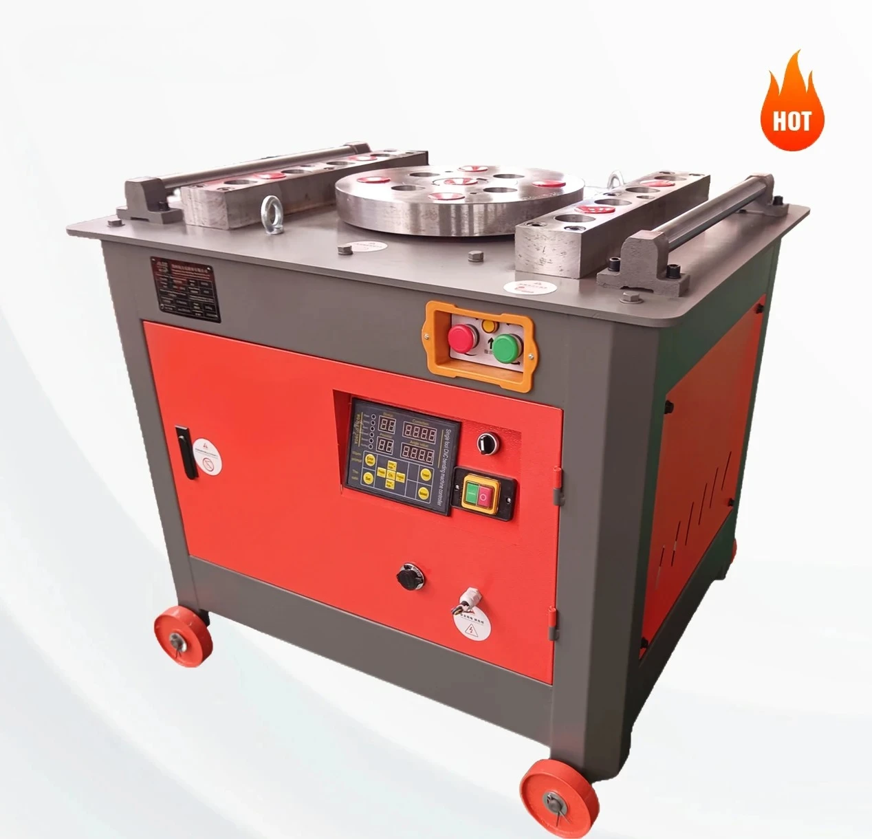 

Quality Assurance Electric Power CNC Rebar Wire Benders Solid Bar Steel Bar Bending Machine