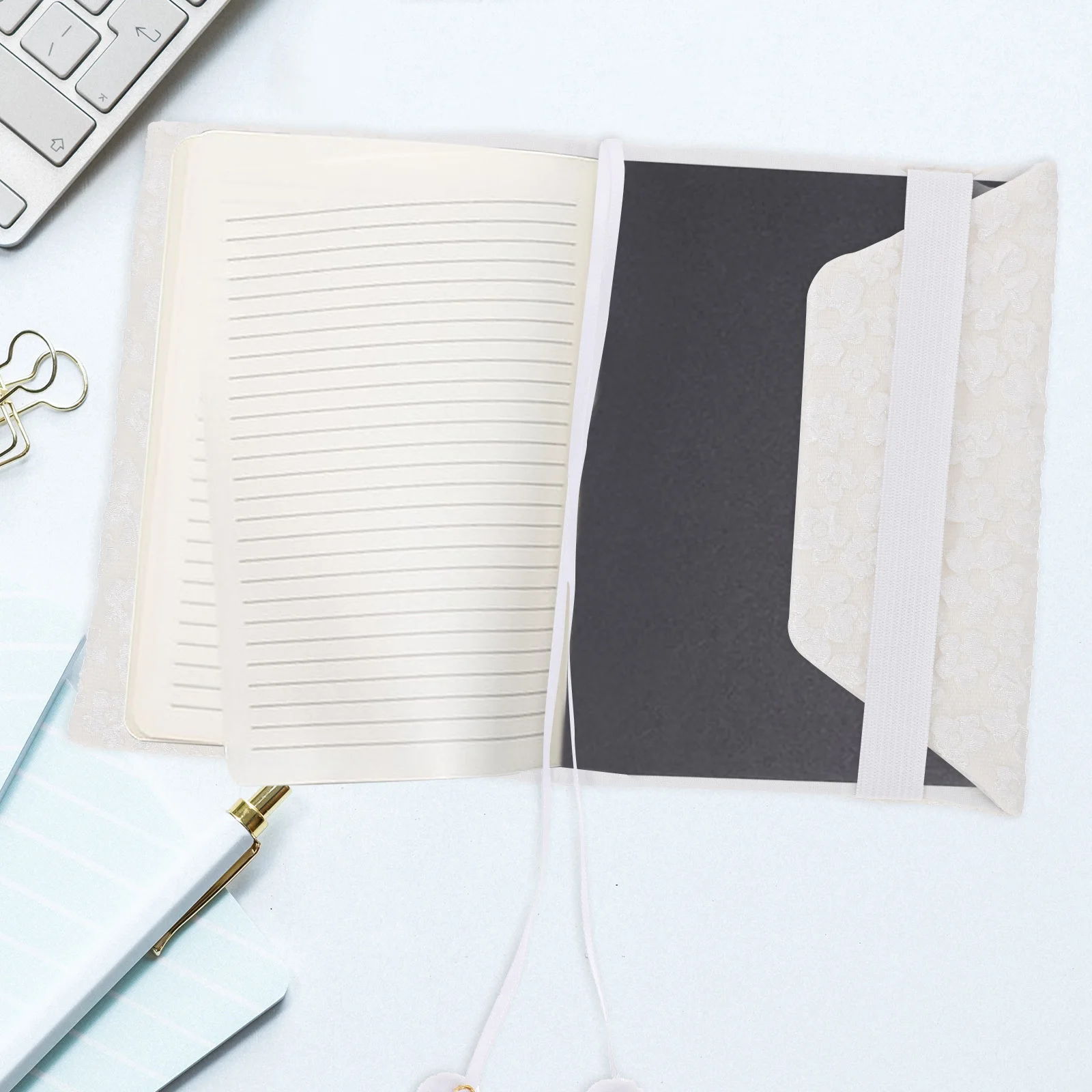 غطاء كتاب أنيق، تصميم خفيف الوزن ومقاوم للتمزق، لا حاجة إلى أدوات، تطبيق سهل للطلاب والمعلمين #4