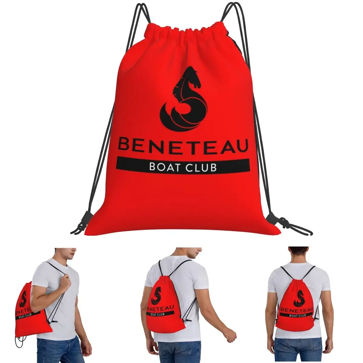 

Beneteau Рюкзаки для лодок Модные портативные сумки на шнурке Обувь Сумка для книг Сумки для путешествий в школе