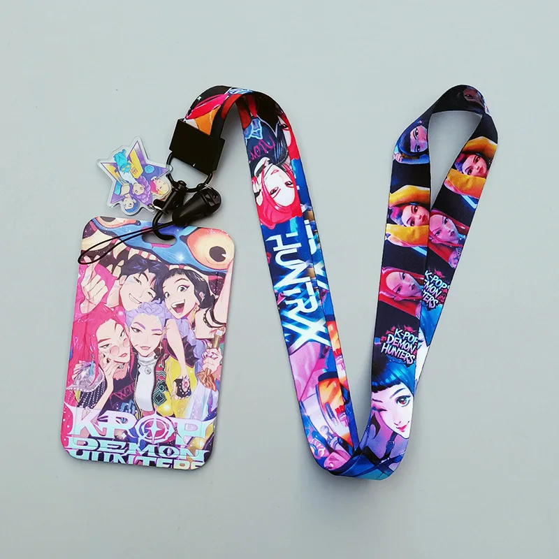 New product: K-pop Demon Hunters Card Holder Kawaii Bus And Subway Card Holder Protective Cover Cute Student Girl Gift