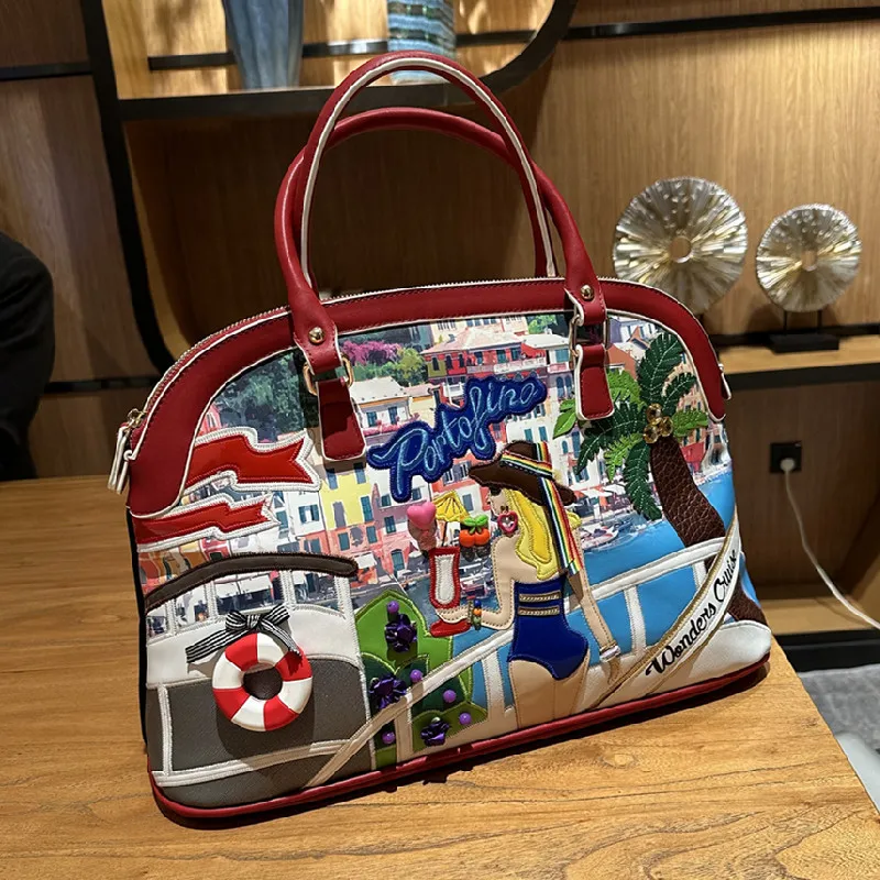 Spliced contrasting color bags for women 2024 new Korean handbag fashion one shoulder crossbody designer luxury bag sac de luxe