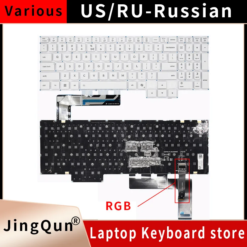 US/RU Russian Laptop Keyboard FOR Lenovo Legion Y7000P R7000P R9000P IRX10 IAX10 AHP10 ADR10 2025 Pro 5 16ADR10 Legion 7 16IAX10